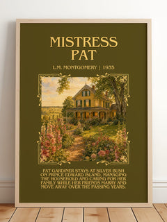 Mistress Pat Minimalist Book Poster by L.M. Montgomery – image 2