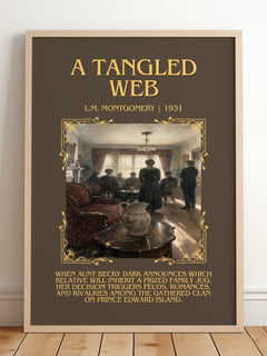 A Tangled Web Minimalist Book Poster by L.M. Montgomery – image 2