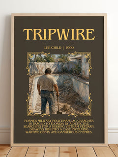 Tripwire Minimalist Book Poster by Lee Child – image 2