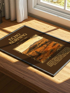 Echo Burning Minimalist Book Poster by Lee Child – image 4