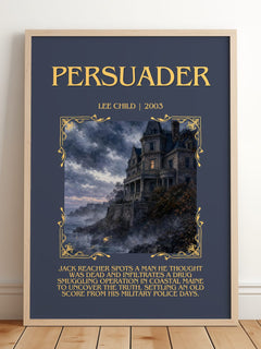 Persuader Minimalist Book Poster by Lee Child – image 2