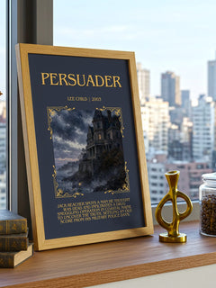 Persuader Minimalist Book Poster by Lee Child – image 3