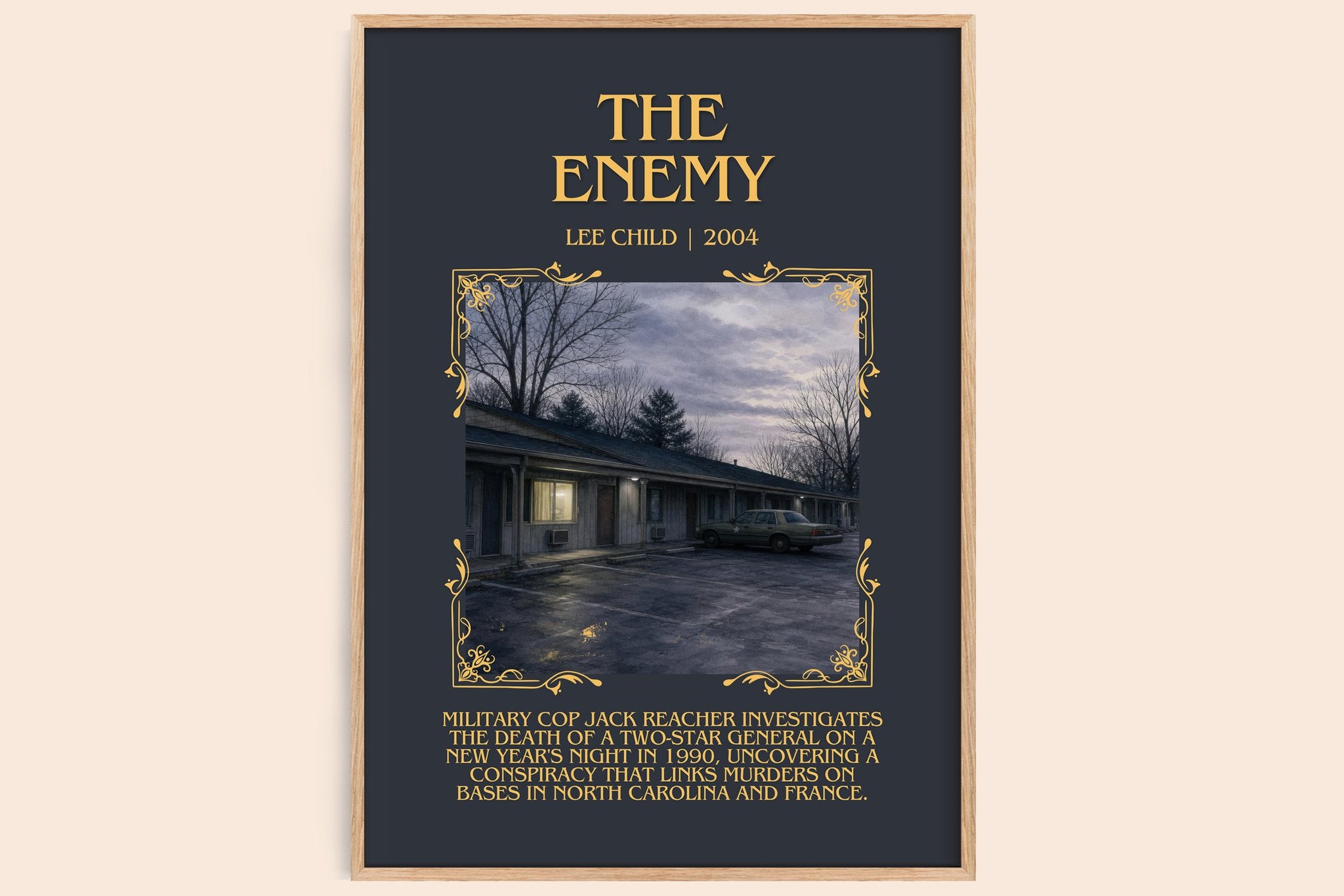 The Enemy Minimalist Book Poster by Lee Child
