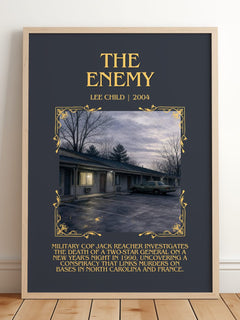 The Enemy Minimalist Book Poster by Lee Child – image 2