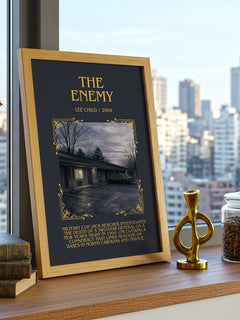The Enemy Minimalist Book Poster by Lee Child – image 3