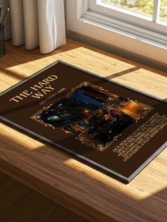 The Hard Way Minimalist Book Poster by Lee Child – image 4