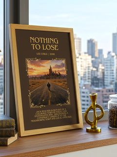 Nothing To Lose Minimalist Book Poster by Lee Child – image 3