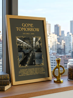 Gone Tomorrow Minimalist Book Poster by Lee Child – image 3