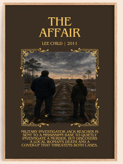 The Affair Minimalist Book Poster by Lee Child – image 1