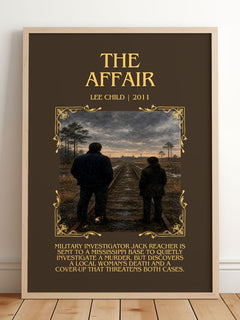The Affair Minimalist Book Poster by Lee Child – image 2