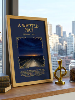 A Wanted Man Minimalist Book Poster by Lee Child – image 3