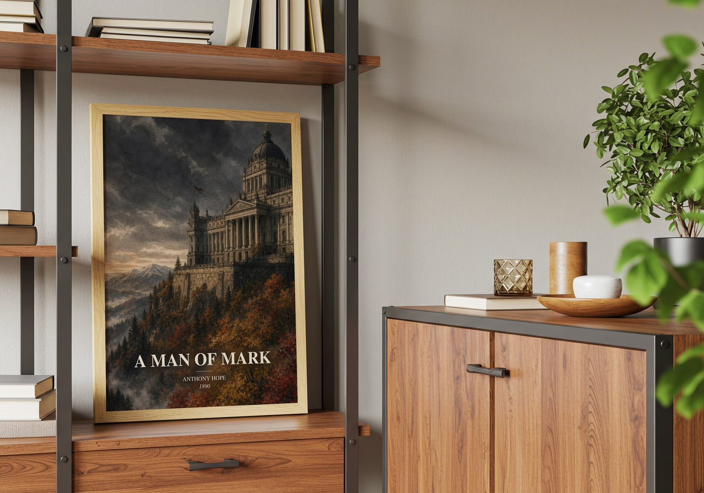 A Man Of Mark book watercolour illustration paper finish options – matte satin gloss