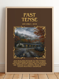 Past Tense Minimalist Book Poster by Lee Child – image 2