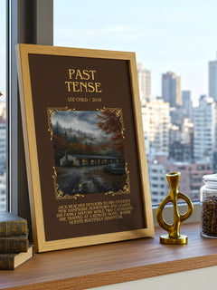 Past Tense Minimalist Book Poster by Lee Child – image 3