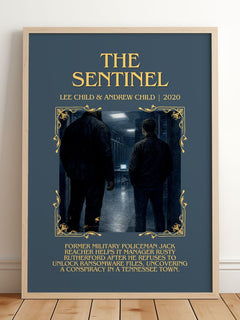 The Sentinel Minimalist Book Poster by Lee Child & Andrew Child – image 2
