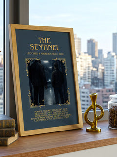 The Sentinel Minimalist Book Poster by Lee Child & Andrew Child – image 3
