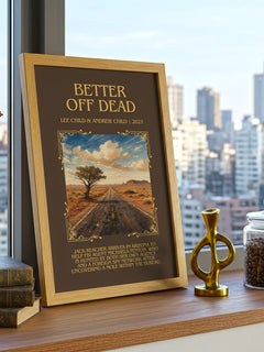 Better Off Dead Minimalist Book Poster by Lee Child & Andrew Child – image 3