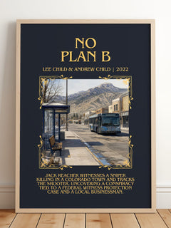 No Plan B Minimalist Book Poster by Lee Child & Andrew Child – image 2