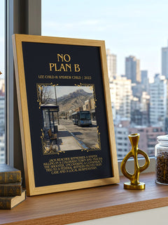 No Plan B Minimalist Book Poster by Lee Child & Andrew Child – image 3