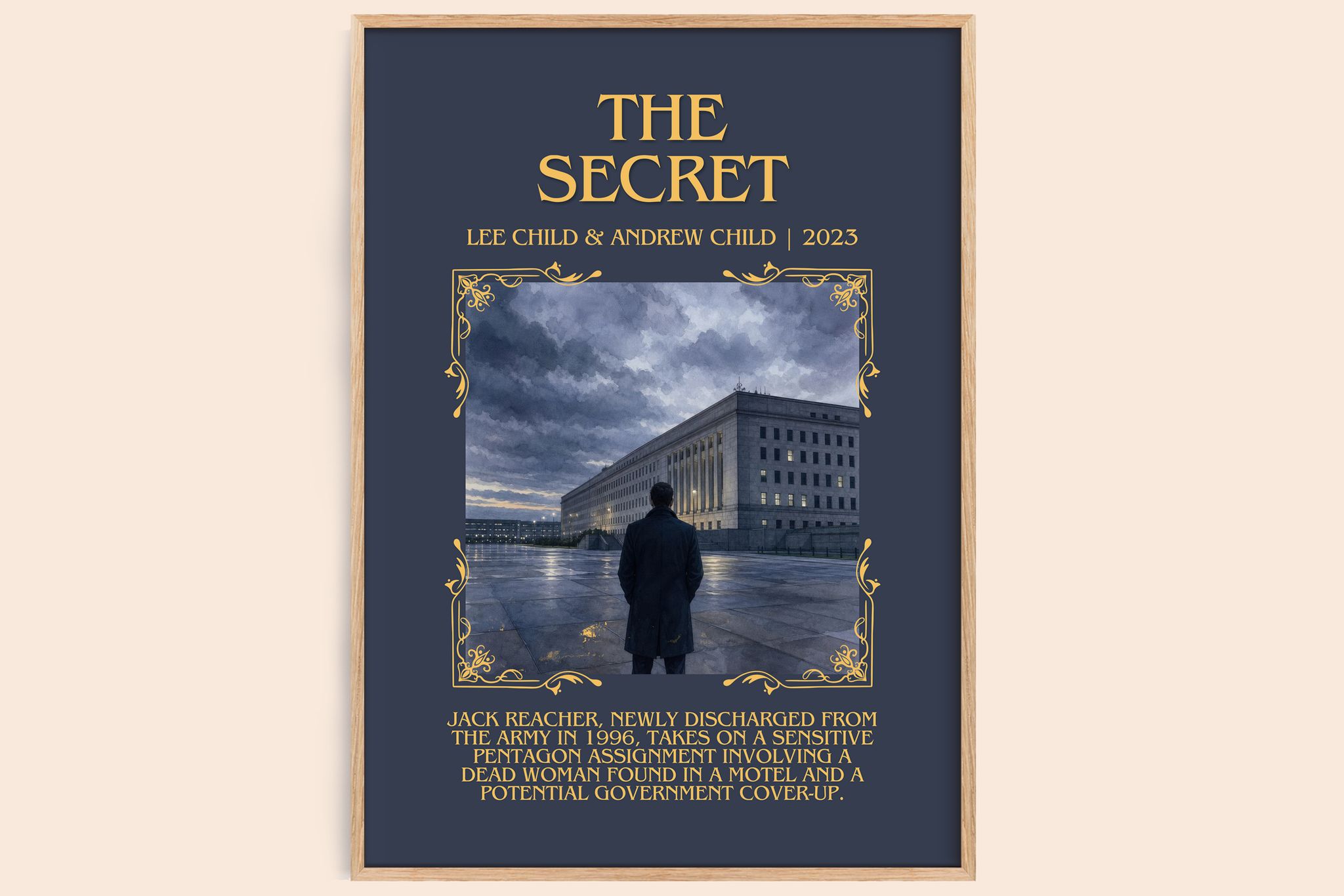 The Secret Minimalist Book Poster by Lee Child & Andrew Child