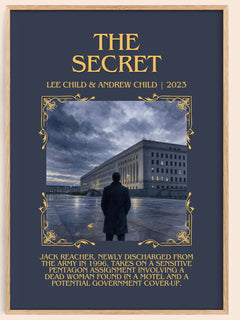 The Secret Minimalist Book Poster by Lee Child & Andrew Child – image 1