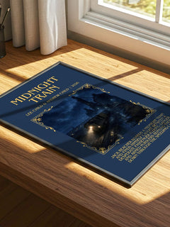 Midnight Train Minimalist Book Poster by Lee Child & Andrew Child – image 4