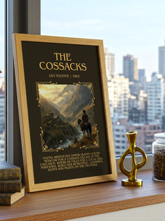 The Cossacks Minimalist Book Poster by Leo Tolstoy – image 3