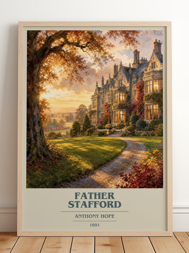 Father Stafford Book Cover Poster by Anthony Hope