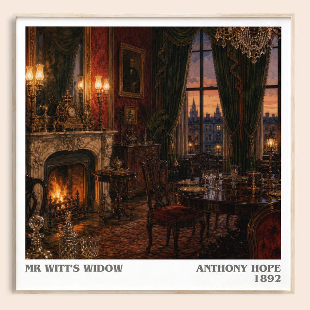 Mr Witt'S Widow Literary Art Print by Anthony Hope