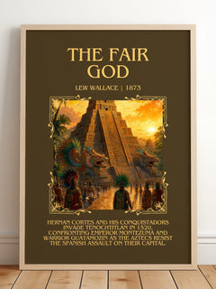 The Fair God Minimalist Book Poster by Lew Wallace – image 2