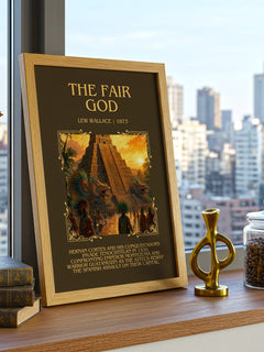 The Fair God Minimalist Book Poster by Lew Wallace – image 3