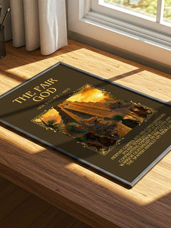The Fair God Minimalist Book Poster by Lew Wallace – image 4
