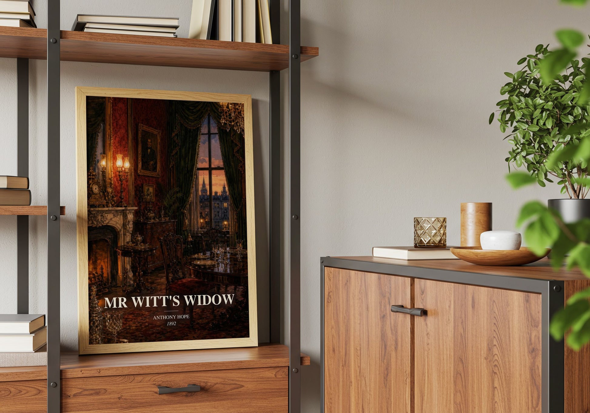 Mr Witt'S Widow book watercolour illustration paper finish options – matte satin gloss