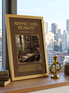 Rhyme? And Reason? Minimalist Book Poster by Lewis Carroll – image 3