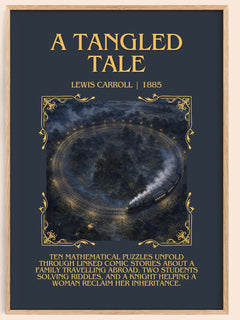 A Tangled Tale Minimalist Book Poster by Lewis Carroll – image 1