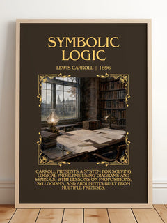 Symbolic Logic Minimalist Book Poster by Lewis Carroll – image 2
