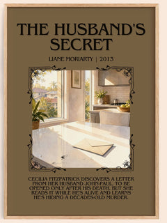The Husband'S Secret Minimalist Book Poster by Liane Moriarty – image 1