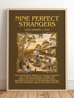 Nine Perfect Strangers Minimalist Book Poster by Liane Moriarty – image 2