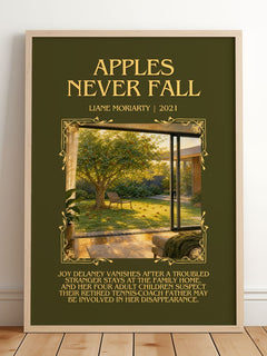 Apples Never Fall Minimalist Book Poster by Liane Moriarty – image 2