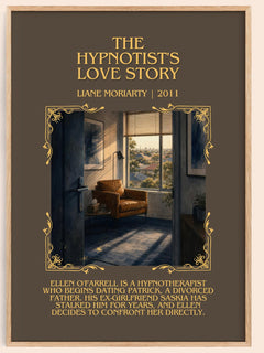The Hypnotist'S Love Story Minimalist Book Poster by Liane Moriarty – image 1