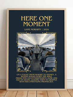 Here One Moment Minimalist Book Poster by Liane Moriarty – image 2