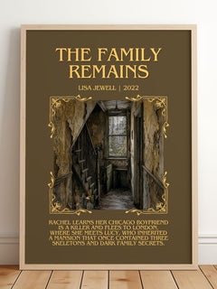 The Family Remains Minimalist Book Poster by Lisa Jewell – image 2