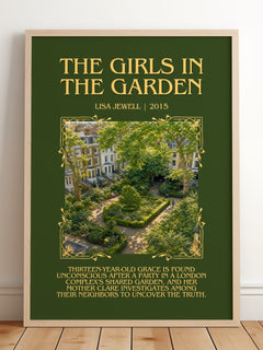 The Girls In The Garden Minimalist Book Poster by Lisa Jewell – image 2
