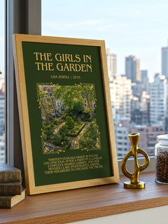 The Girls In The Garden Minimalist Book Poster by Lisa Jewell – image 3