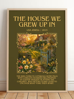 The House We Grew Up In Minimalist Book Poster by Lisa Jewell – image 2