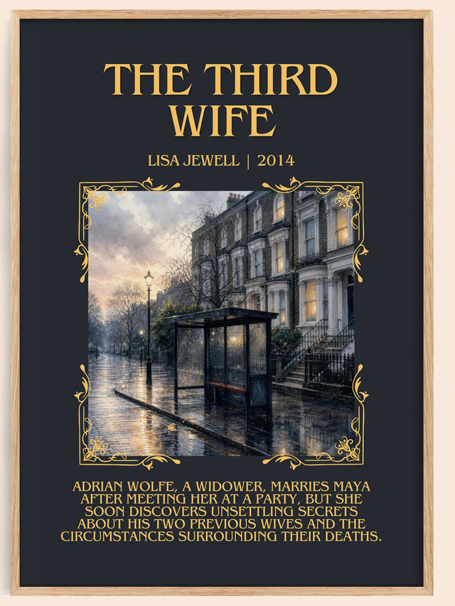 The Third Wife Minimalist Book Poster by Lisa Jewell