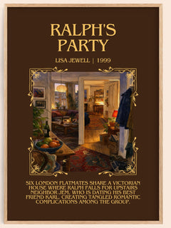 Ralph'S Party Minimalist Book Poster by Lisa Jewell – image 1