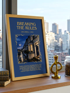 Breaking The Rules Minimalist Book Poster by Lisa Jewell – image 3