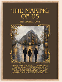 The Making Of Us Minimalist Book Poster by Lisa Jewell – image 1