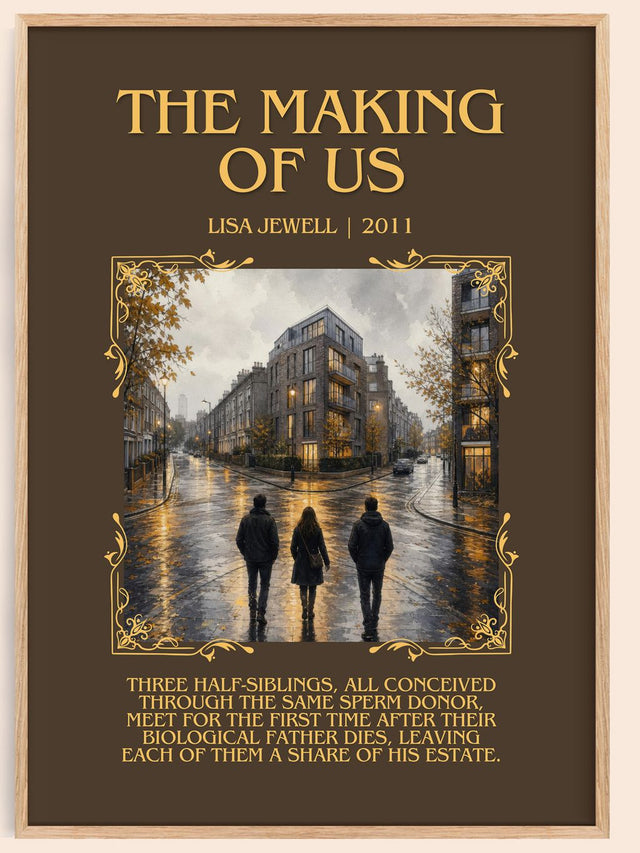 The Making Of Us Minimalist Book Poster by Lisa Jewell